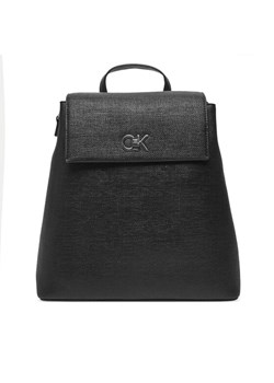 Calvin Klein Plecak Ck Backpack With Conv Strap_Tex K60K613237 Czarny ze sklepu MODIVO w kategorii Plecaki - zdjęcie 184295816
