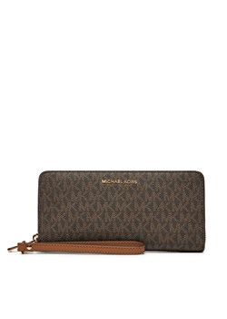 MICHAEL Michael Kors Duży Portfel Damski Jet Set 32F1GJ6E7B Brązowy ze sklepu MODIVO w kategorii Portfele damskie - zdjęcie 184295829