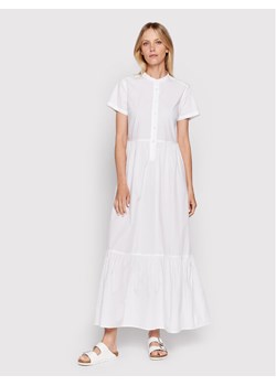 United Colors Of Benetton Sukienka koszulowa 4EW7DV011 Biały Regular Fit ze sklepu MODIVO w kategorii Sukienki - zdjęcie 184295859