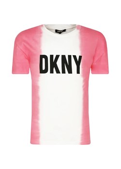 DKNY Kids T-shirt FANCY | Regular Fit ze sklepu Gomez Fashion Store w kategorii Bluzki dziewczęce - zdjęcie 184296246