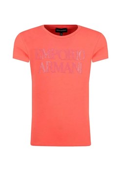 Emporio Armani T-shirt | Regular Fit ze sklepu Gomez Fashion Store w kategorii Bluzki dziewczęce - zdjęcie 184296286