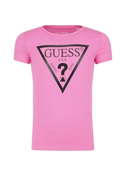 Guess T-shirt | Regular Fit ze sklepu Gomez Fashion Store w kategorii Bluzki dziewczęce - zdjęcie 184296366