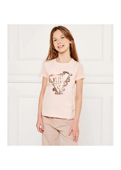 Guess T-shirt | Regular Fit ze sklepu Gomez Fashion Store w kategorii Bluzki dziewczęce - zdjęcie 184296465