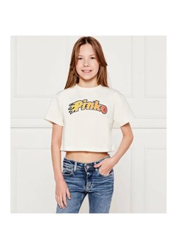 Pinko UP T-shirt | Cropped Fit ze sklepu Gomez Fashion Store w kategorii Bluzki dziewczęce - zdjęcie 184296527
