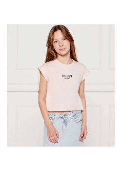 Guess T-shirt | Regular Fit ze sklepu Gomez Fashion Store w kategorii Bluzki dziewczęce - zdjęcie 184296528