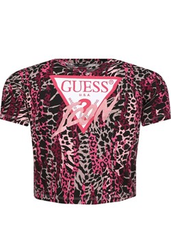 Guess T-shirt | Regular Fit ze sklepu Gomez Fashion Store w kategorii Bluzki dziewczęce - zdjęcie 184296538