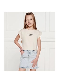Guess T-shirt | Regular Fit ze sklepu Gomez Fashion Store w kategorii Bluzki dziewczęce - zdjęcie 184296539