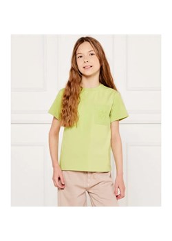 Pinko UP T-shirt | Oversize fit ze sklepu Gomez Fashion Store w kategorii Bluzki dziewczęce - zdjęcie 184296579