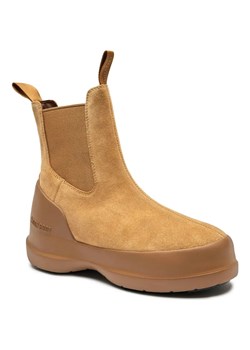 Moon Boot Skórzane sztyblety CHELSEA LUNA ze sklepu Gomez Fashion Store w kategorii Botki - zdjęcie 184296599