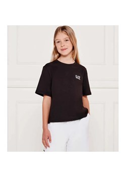 EA7 T-shirt | Regular Fit ze sklepu Gomez Fashion Store w kategorii Bluzki dziewczęce - zdjęcie 184296605