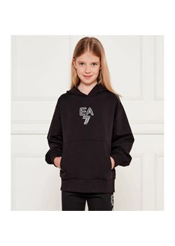 EA7 Bluza | Loose fit ze sklepu Gomez Fashion Store w kategorii Bluzy dziewczęce - zdjęcie 184296616