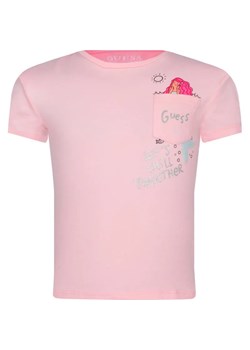 Guess T-shirt | Regular Fit ze sklepu Gomez Fashion Store w kategorii Bluzki dziewczęce - zdjęcie 184296655