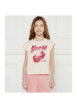 Guess T-shirt | Regular Fit ze sklepu Gomez Fashion Store w kategorii Bluzki dziewczęce - zdjęcie 184296728