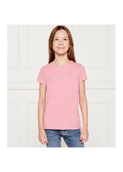 Guess T-shirt | Regular Fit ze sklepu Gomez Fashion Store w kategorii Bluzki dziewczęce - zdjęcie 184296765