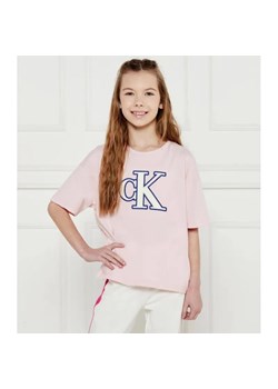 Calvin Klein Jeans T-shirt | Loose fit ze sklepu Gomez Fashion Store w kategorii Bluzki dziewczęce - zdjęcie 184296786