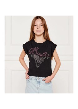 Guess T-shirt | Regular Fit ze sklepu Gomez Fashion Store w kategorii Bluzki dziewczęce - zdjęcie 184296805