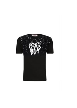 Pinko UP T-shirt | Regular Fit ze sklepu Gomez Fashion Store w kategorii Bluzki dziewczęce - zdjęcie 184296818
