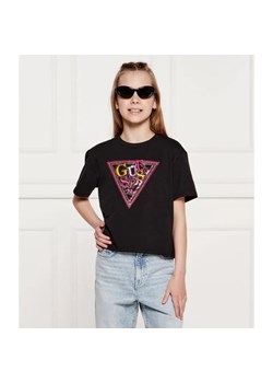 Guess T-shirt | Regular Fit ze sklepu Gomez Fashion Store w kategorii Bluzki dziewczęce - zdjęcie 184296819