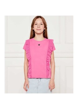 Guess T-shirt | Regular Fit ze sklepu Gomez Fashion Store w kategorii Bluzki dziewczęce - zdjęcie 184296827