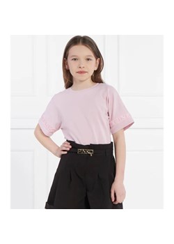 Pinko UP T-shirt | Regular Fit ze sklepu Gomez Fashion Store w kategorii Bluzki dziewczęce - zdjęcie 184296829
