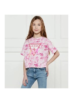 Guess T-shirt | Regular Fit ze sklepu Gomez Fashion Store w kategorii Bluzki dziewczęce - zdjęcie 184296909