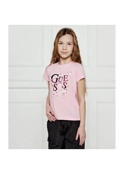 Guess T-shirt | Regular Fit ze sklepu Gomez Fashion Store w kategorii Bluzki dziewczęce - zdjęcie 184296935