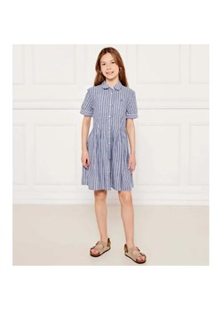 Tommy Hilfiger Sukienka | z dodatkiem lnu ze sklepu Gomez Fashion Store w kategorii Sukienki dziewczęce - zdjęcie 184296977