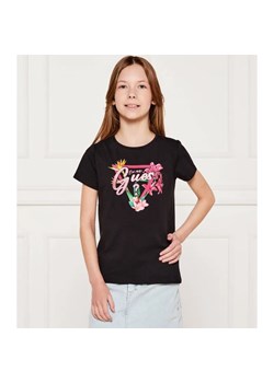 Guess T-shirt | Regular Fit ze sklepu Gomez Fashion Store w kategorii Bluzki dziewczęce - zdjęcie 184296989