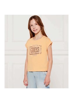 Guess T-shirt | Regular Fit ze sklepu Gomez Fashion Store w kategorii Bluzki dziewczęce - zdjęcie 184297009