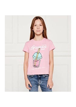 Guess T-shirt | Regular Fit ze sklepu Gomez Fashion Store w kategorii Bluzki dziewczęce - zdjęcie 184297067