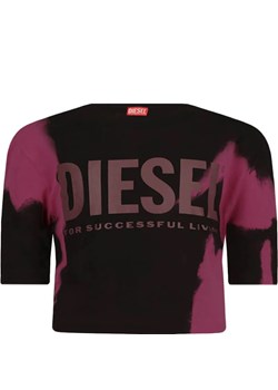 Diesel T-shirt | Cropped Fit ze sklepu Gomez Fashion Store w kategorii Bluzki dziewczęce - zdjęcie 184297247