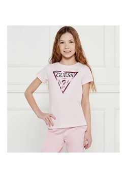 Guess T-shirt | Regular Fit ze sklepu Gomez Fashion Store w kategorii Bluzki dziewczęce - zdjęcie 184297279