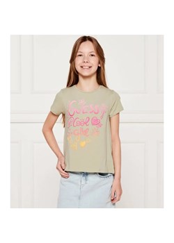 Guess T-shirt | Regular Fit ze sklepu Gomez Fashion Store w kategorii Bluzki dziewczęce - zdjęcie 184297429