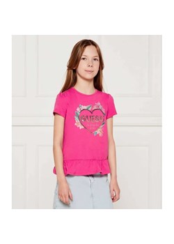 Guess T-shirt | Regular Fit ze sklepu Gomez Fashion Store w kategorii Bluzki dziewczęce - zdjęcie 184297438