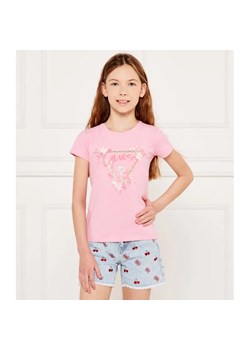 Guess T-shirt | Regular Fit ze sklepu Gomez Fashion Store w kategorii Bluzki dziewczęce - zdjęcie 184297475