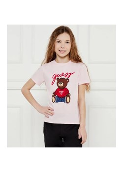Guess T-shirt | Regular Fit ze sklepu Gomez Fashion Store w kategorii Bluzki dziewczęce - zdjęcie 184297488