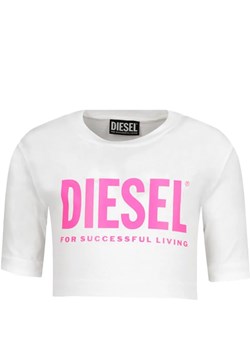 Diesel Top TRECROLOGO | Regular Fit ze sklepu Gomez Fashion Store w kategorii Bluzki dziewczęce - zdjęcie 184297689