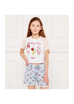 Guess T-shirt | Cropped Fit ze sklepu Gomez Fashion Store w kategorii Bluzki dziewczęce - zdjęcie 184297765