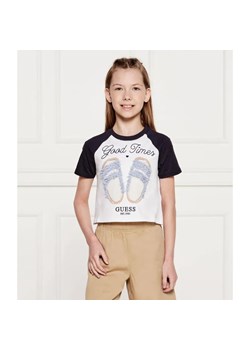 Guess T-shirt | Cropped Fit ze sklepu Gomez Fashion Store w kategorii Bluzki dziewczęce - zdjęcie 184297775