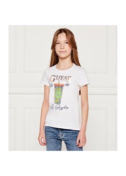 Guess T-shirt | Regular Fit ze sklepu Gomez Fashion Store w kategorii Bluzki dziewczęce - zdjęcie 184297786