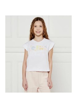 Guess T-shirt | Regular Fit ze sklepu Gomez Fashion Store w kategorii Bluzki dziewczęce - zdjęcie 184297805
