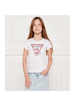 Guess T-shirt | Regular Fit ze sklepu Gomez Fashion Store w kategorii Bluzki dziewczęce - zdjęcie 184297819
