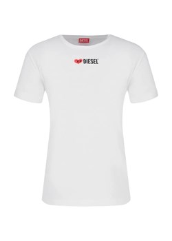 Diesel T-shirt | Regular Fit ze sklepu Gomez Fashion Store w kategorii Bluzki dziewczęce - zdjęcie 184297879