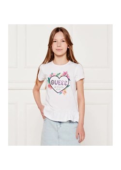Guess T-shirt | Regular Fit ze sklepu Gomez Fashion Store w kategorii Bluzki dziewczęce - zdjęcie 184297897