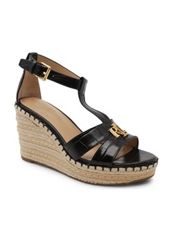 LAUREN RALPH LAUREN Skórzane koturny HALE II-ESPADRILLES-WEDGE ze sklepu Gomez Fashion Store w kategorii Espadryle damskie - zdjęcie 184298535