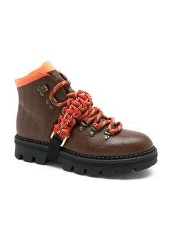 Pinko Skórzane botki ZENZERO SCARPA ze sklepu Gomez Fashion Store w kategorii Workery damskie - zdjęcie 184298546