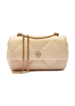 TORY BURCH Skórzana torebka na ramię Kira Diamond ze sklepu Gomez Fashion Store w kategorii Listonoszki - zdjęcie 184298587