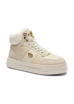 Liu Jo Skórzane sneakersy CLEO 22 ze sklepu Gomez Fashion Store w kategorii Buty sportowe damskie - zdjęcie 184298866