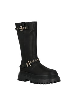 Twinset Actitude Oficerki | z dodatkiem skóry ze sklepu Gomez Fashion Store w kategorii Kozaki damskie - zdjęcie 184299047