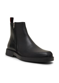 HUGO Skórzane sztyblety Iker ze sklepu Gomez Fashion Store w kategorii Buty zimowe męskie - zdjęcie 184299287